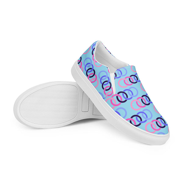 Omnisexual Pride Classic Blue Slip-On Shoes