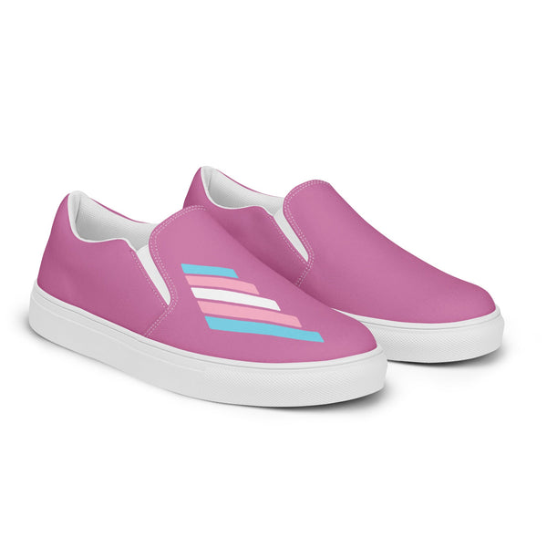 Transgender Pride Modern Pink Slip-On Shoes