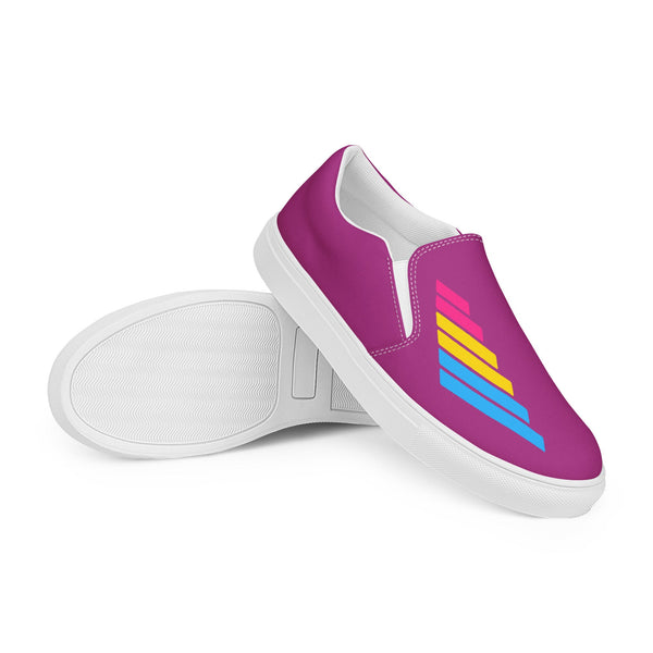 Pansexual Pride Modern Violet Slip-On Shoes