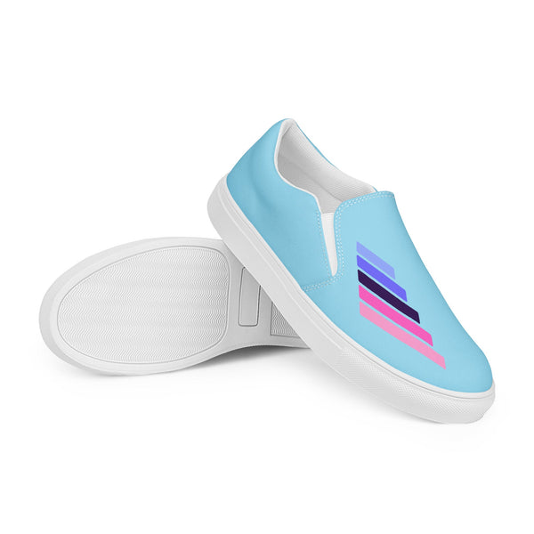 Omnisexual Pride Modern Blue Slip-On Shoes