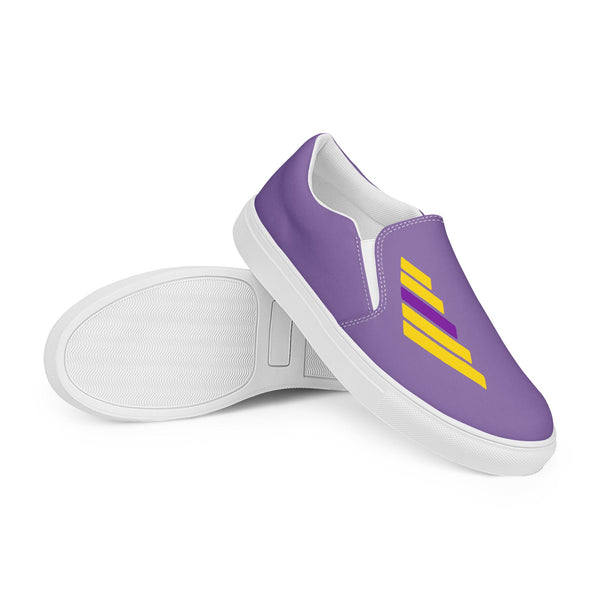 Intersex Pride Modern Purple Slip-On Shoes