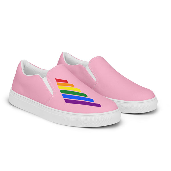 Gay Pride Modern Pink Slip-On Shoes