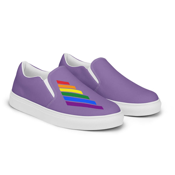 Gay Pride Modern Purple Slip-On Shoes