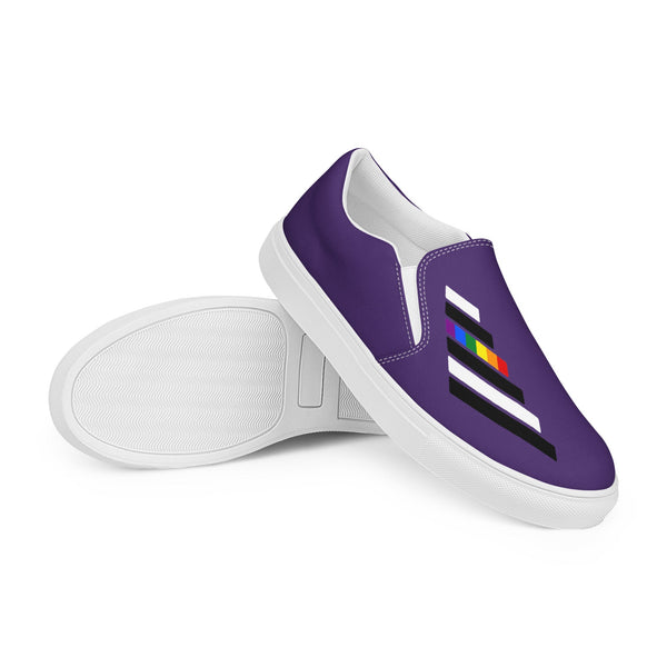 Ally Pride Modern Purple Slip-On Shoes