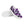 Laden Sie das Bild in den Galerie-Viewer, Asexual Pride Casual Purple Slip-On Shoes
