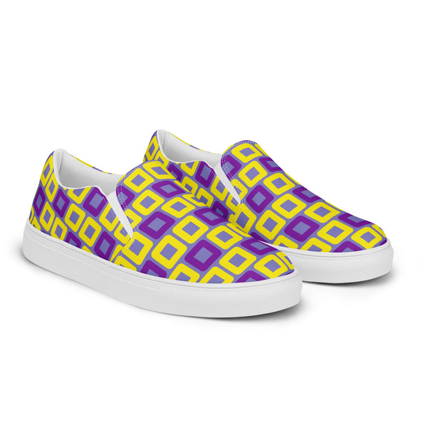 Intersex Pride Casual Purple Slip-On Shoes