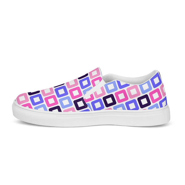 Omnisexual Pride Casual White Slip-On Shoes