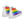 Carregar imagem no visualizador da galeria, Gay Rainbow Colors Checkers Pride 7 High Top Men&#39;s Shoes
