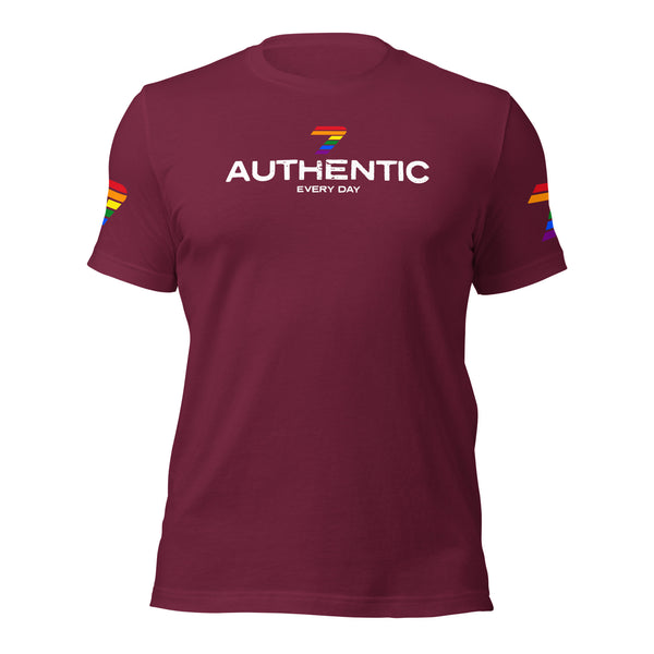 Authentic Gay Pride Unisex T-shirt