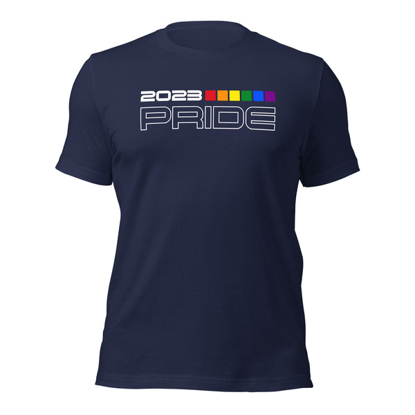 2023 Gay Pride Classic Bold White Letters T-shirt