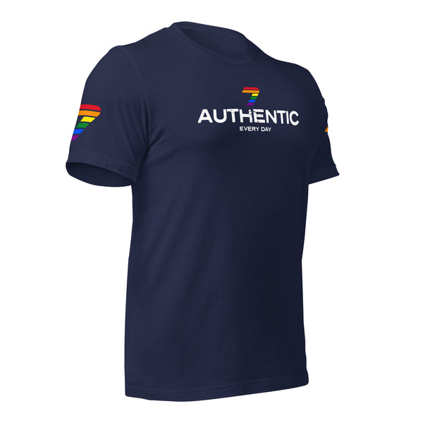 Authentic Gay Pride Unisex T-shirt