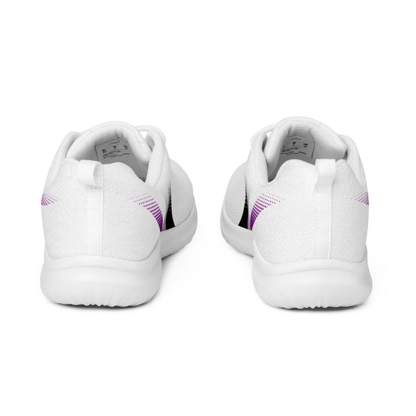 Asexual Pride Colors Original White Athletic Shoes