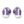 Carica l&#39;immagine nel Visualizzatore galleria, Asexual Pride Colors Original Purple Athletic Shoes
