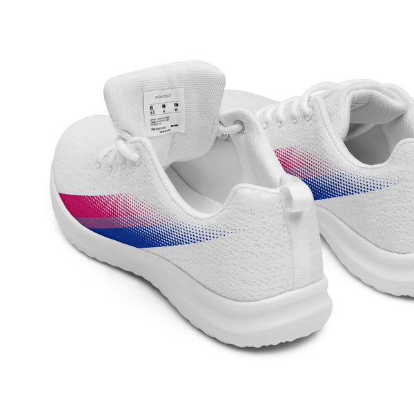 Bisexual Pride Colors Original White Athletic Shoes
