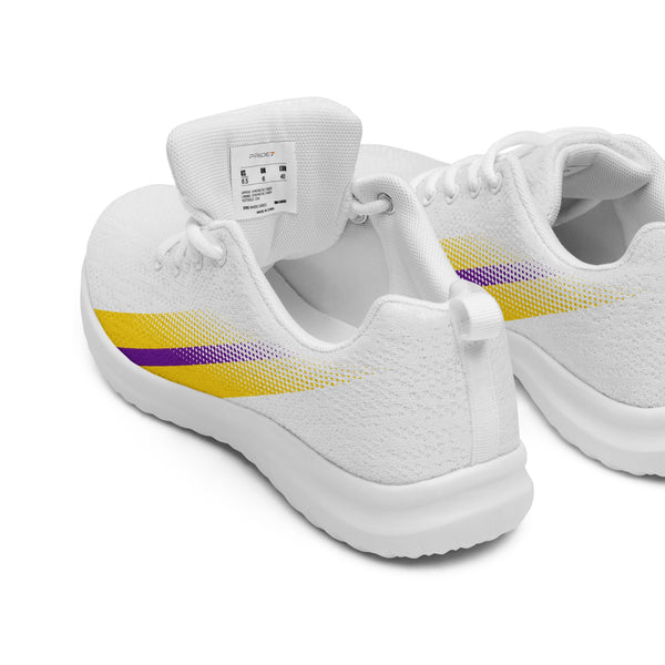 Intersex Pride Colors Original White Athletic Shoes