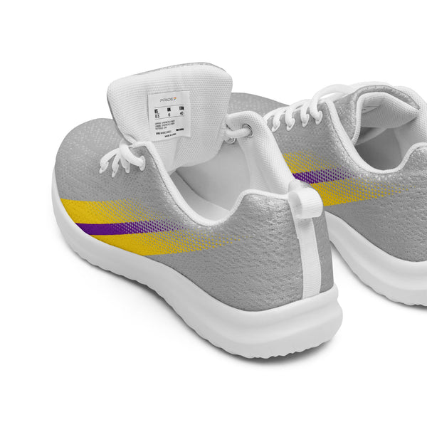 Intersex Pride Colors Original Gray Athletic Shoes