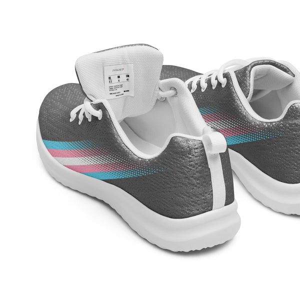 Transgender Pride Colors Original Gray Athletic Shoes