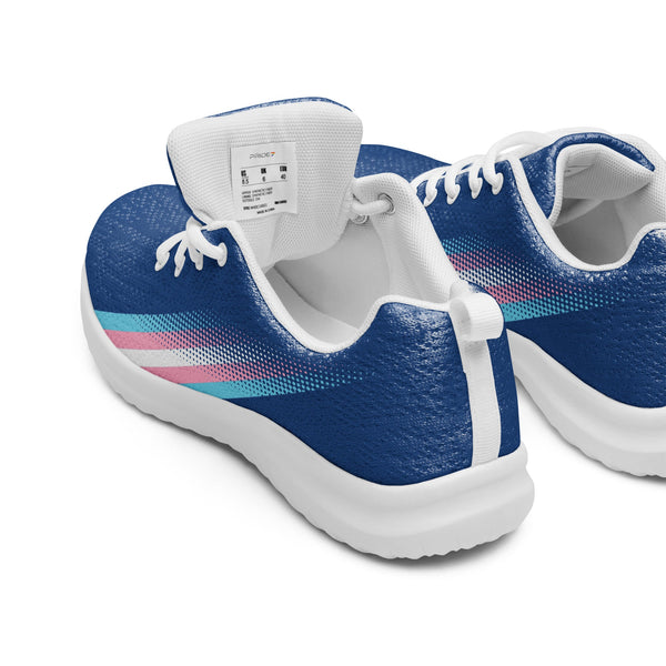 Transgender Pride Colors Original Navy Athletic Shoes