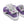 Charger l&#39;image dans la galerie, Modern Asexual Pride Purple Athletic Shoes
