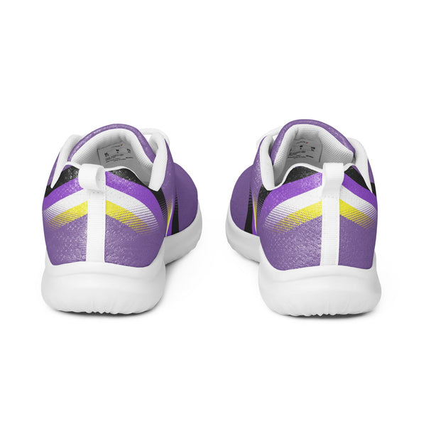 Modern Non-Binary Pride Purple Athletic Shoes