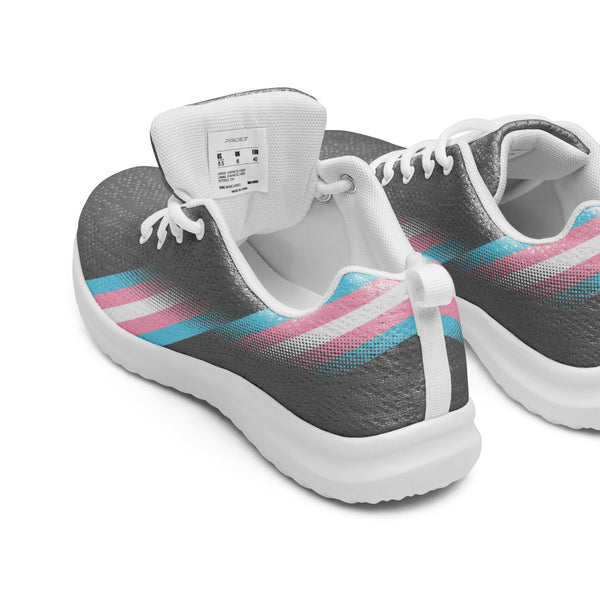 Modern Transgender Pride Gray Athletic Shoes