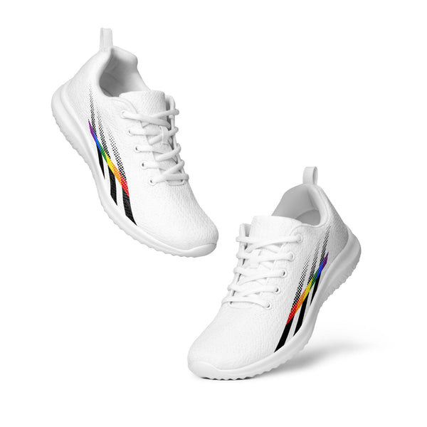 Ally Pride Colors Original White Athletic Shoes