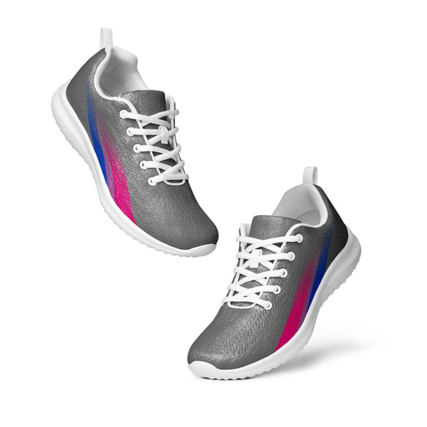 Bisexual Pride Colors Original Gray Athletic Shoes