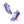 Load image into Gallery viewer, Bisexual Pride Colors Original Blue Athletic Shoes
