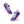 Carregar imagem no visualizador da galeria, Genderfluid Pride Colors Original Purple Athletic Shoes
