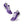 Charger l&#39;image dans la galerie, Genderqueer Pride Colors Original Purple Athletic Shoes
