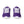 Load image into Gallery viewer, Genderqueer Pride Colors Original Purple Athletic Shoes
