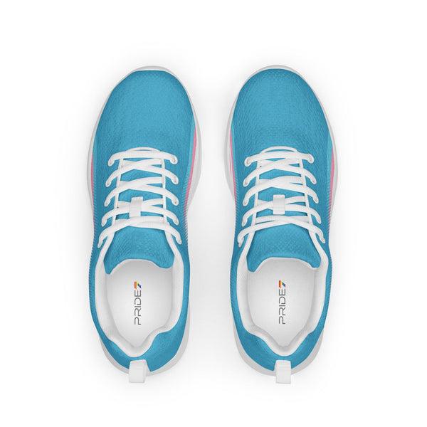 Transgender Pride Colors Original Blue Athletic Shoes