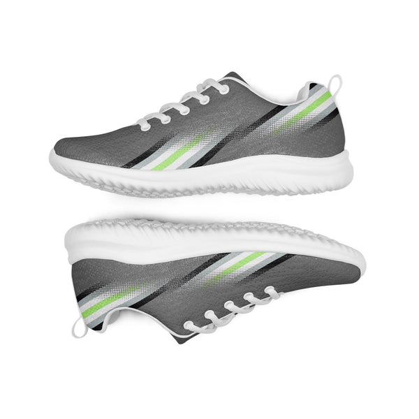 Modern Agender Pride Gray Athletic Shoes
