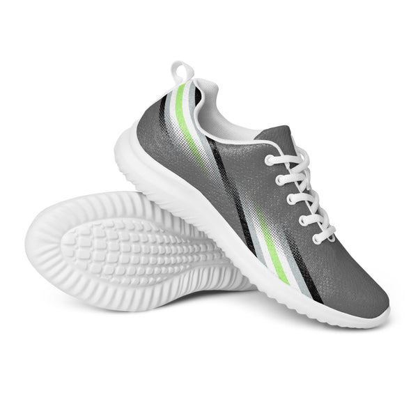 Modern Agender Pride Gray Athletic Shoes