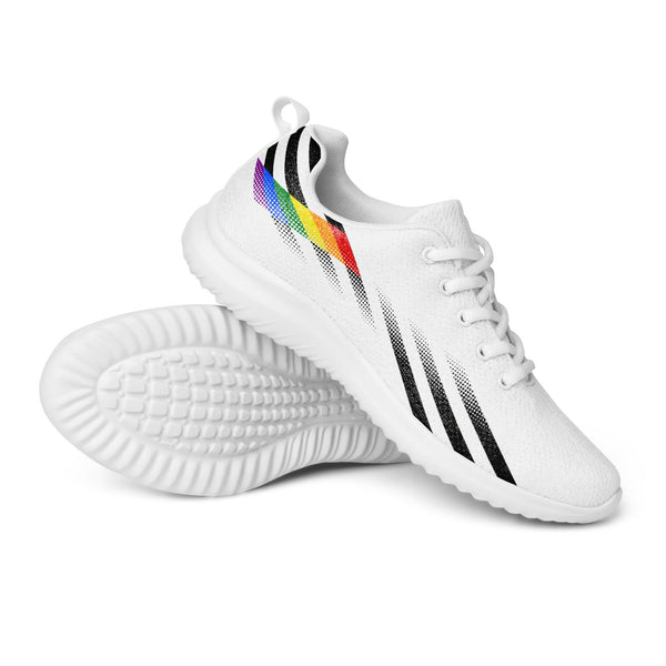 Modern Ally Pride White Athletic Shoes