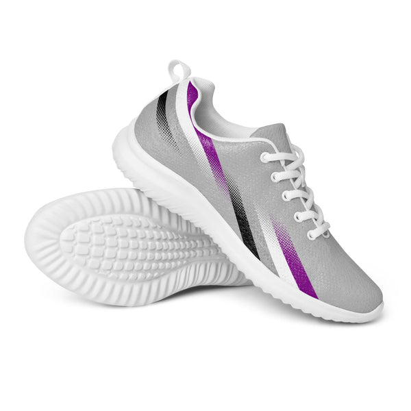 Modern Asexual Pride Gray Athletic Shoes