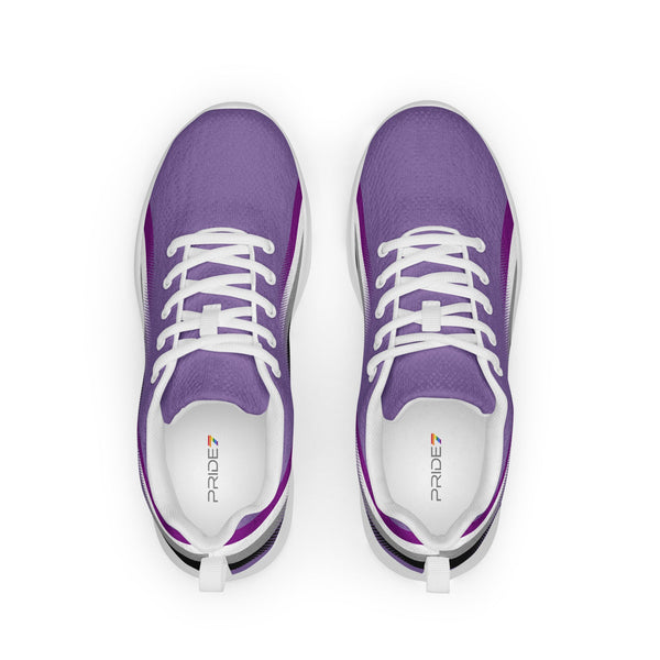 Modern Asexual Pride Purple Athletic Shoes
