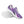 Charger l&#39;image dans la galerie, Modern Asexual Pride Purple Athletic Shoes
