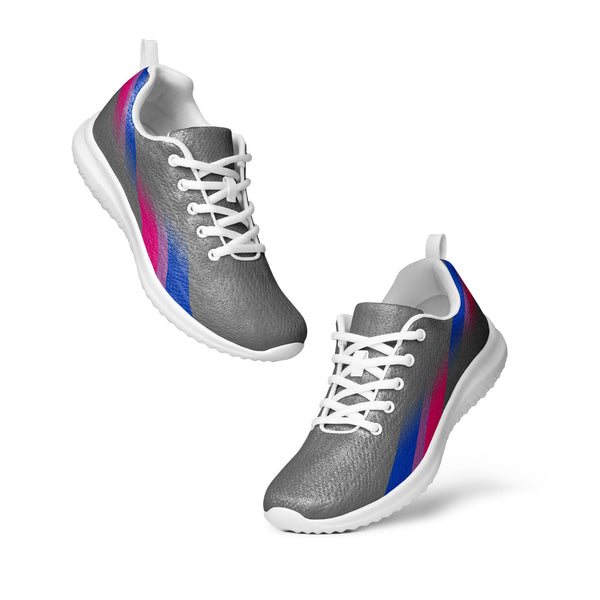 Modern Bisexual Pride Gray Athletic Shoes