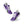 Cargar imagen en el visor de la galería, Modern Genderqueer Pride Purple Athletic Shoes
