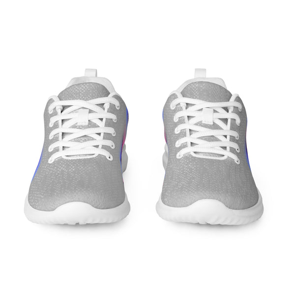 Modern Omnisexual Pride Gray Athletic Shoes
