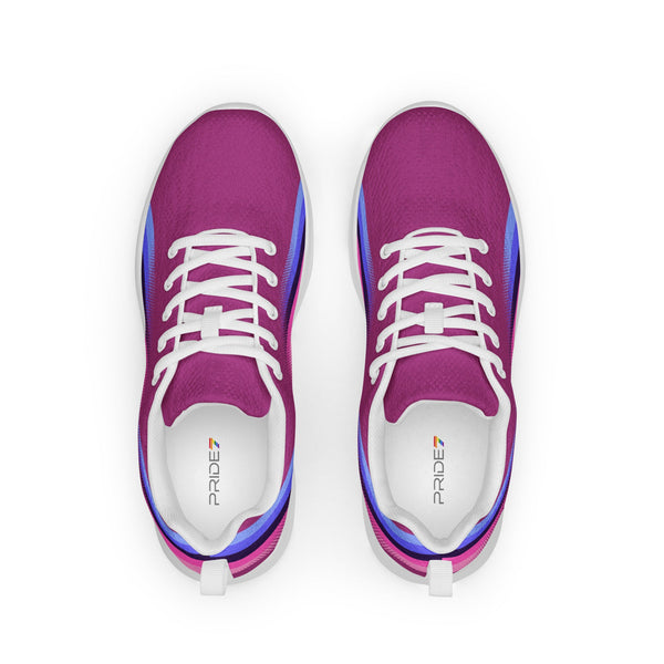 Modern Omnisexual Pride Violet Athletic Shoes
