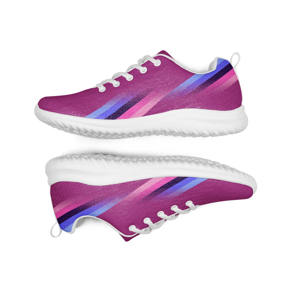 Modern Omnisexual Pride Violet Athletic Shoes