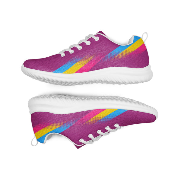 Modern Pansexual Pride Purple Athletic Shoes