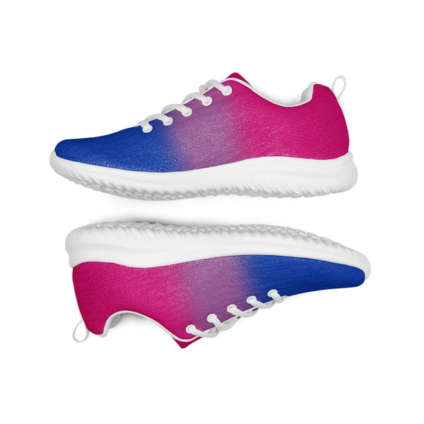 Bisexual Pride Colors Athletic Shoes
