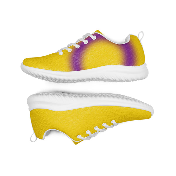 Intersex Pride Colors Athletic Shoes