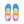 Cargar imagen en el visor de la galería, Pansexual Pride Colors Athletic Shoes
