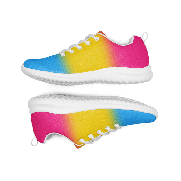 Pansexual Pride Colors Athletic Shoes