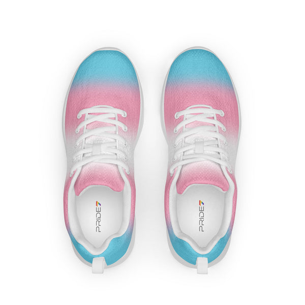 Transgender Pride Colors Athletic Shoes