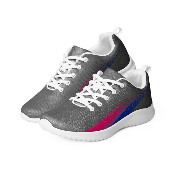 Bisexual Pride Colors Original Gray Athletic Shoes